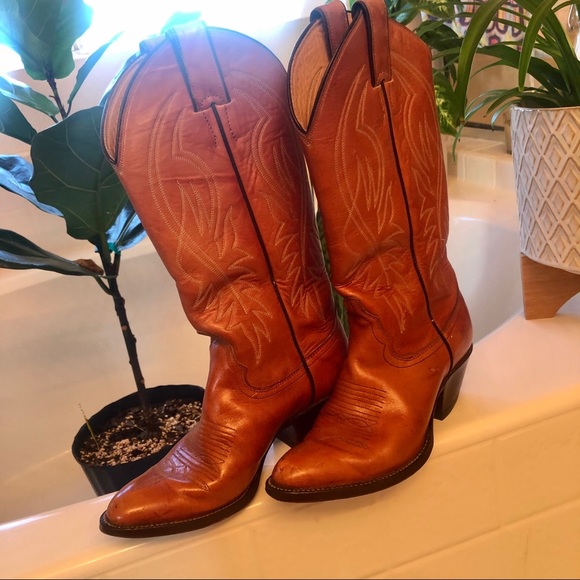 Justin Boots Style 7 4578 RN 7 4579 size 4 1/2C Youth Cowgirl Boots 4.5 - Picture 4 of 12